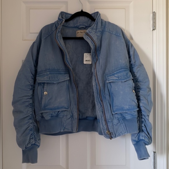 Free People We The Free Flying High Bomber Jacket - Picture 5 of 6